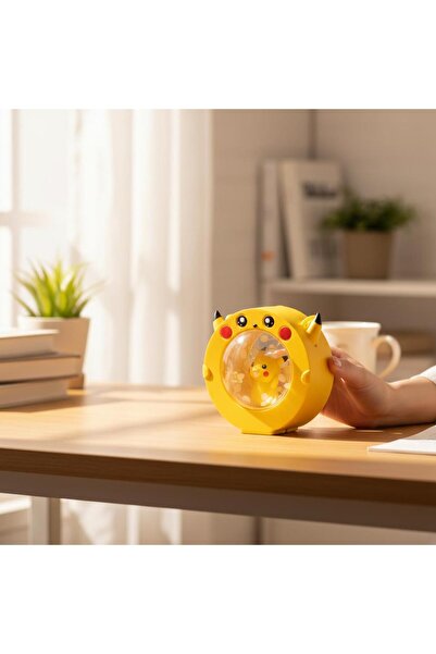 e-life shop Pikachu LED Işıklı Gece Lambası 13 cm Asılabilir Dekoratif Biblo ...