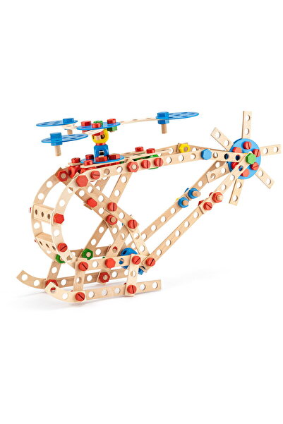 Woodyland Educational Toy - Engineer Construction Set (340 pieces)