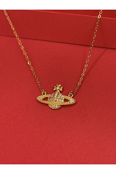 Melisa Takı & Aksesuar Zircon Stone Space Necklace