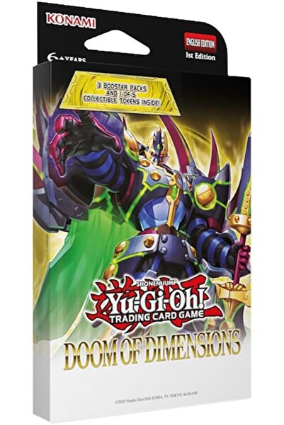 KONAMI Yu-Gi-Oh TCG: Doom of Dimensions Booster Pack Tuckbox (Geekay Exclusive)