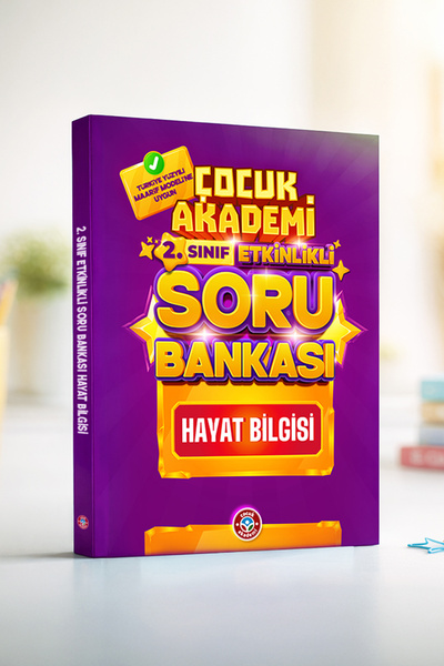 Çocuk Akademi 2.⁠ ⁠Sınıf Etkinlikli Soru Bankası Hayat Bilgisi Kitabı