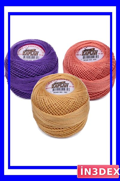 İN3DEX خيط التطريز والإيتامين 3 قطع في العبوة