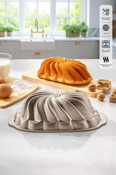 Emsan Golden Flora Baton Döküm Kek Kalıbı