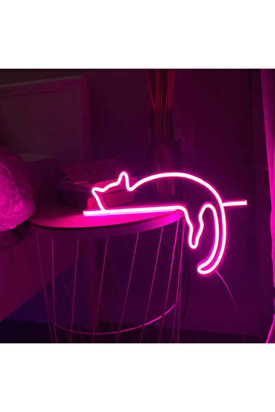 Poznan Lighting Neon LED Işıklı Kedi