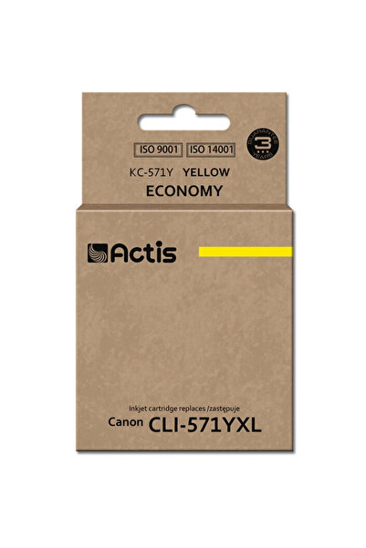 Actis СЪВМЕСТИМ мастилен патрон KC-571Y за принтер Canon