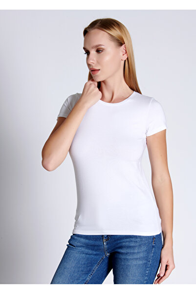 Belinay 0884 Modal-Cotton Short Sleeve Crew Neck T-Shirt
