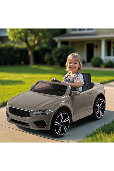 Dolu Grandex 12 Volt Kumandalı Akülü Araba Nuve Gri