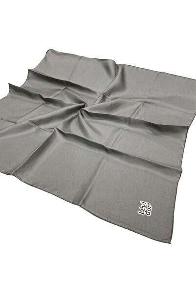Levidor Μεταξωτό μαντήλι σε απλή ύφανση twill - Σκούρο Γκρι
