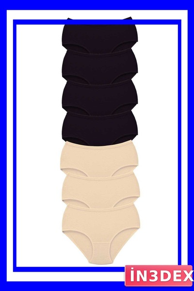 İN3DEX High Waist Bato Panties for Women 7 Pack