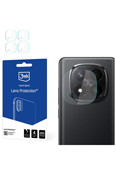 3MK Folie pentru Xiaomi Redmi Note 14 Pro+ 5G (set 4) - Protecție lentilă - T...