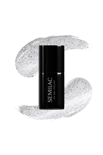 Semilac Semi-Permanent Nail Polish 605 White Flash 7 ml