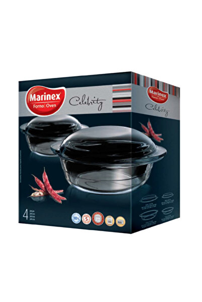 Marinex Marinx 6-piece Glass Bowl With Lid