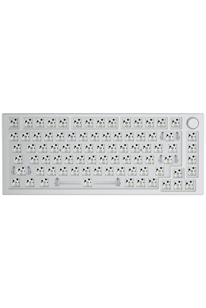 Glorious GMMK Pro White Ice 75% TKL, Barebone, Μηχανικό, Ασημί