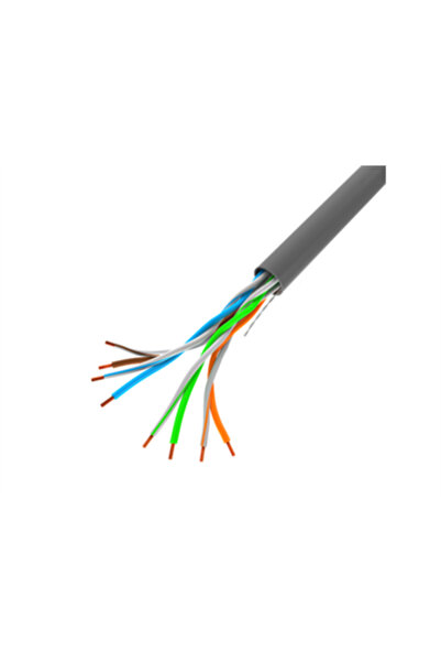 Lanberg Cablu solid UTP LCU5-12CU-0100-S CU cat. 5e 100m gri, aprobat de Fluke