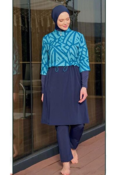 TESMAY Lycra Fully Covered Hijab Swimsuit 3053 3054