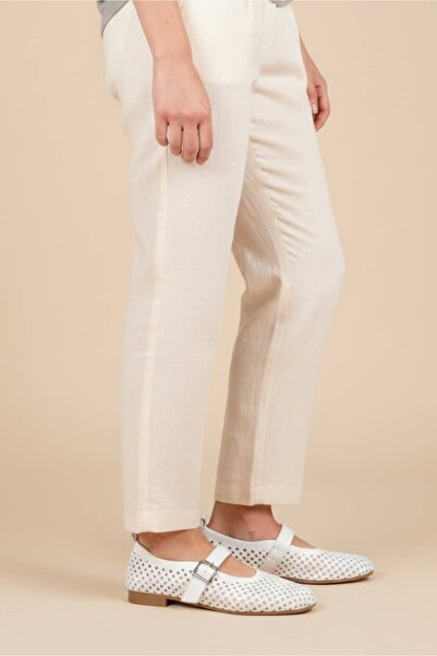 İskarpin Femi Kadın Deri Delikli Babet 729-366