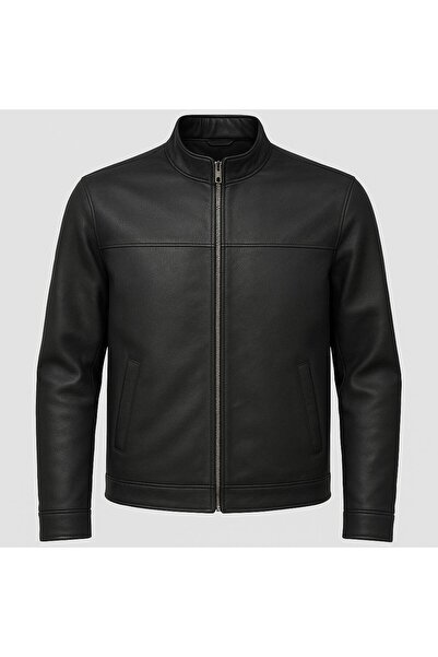 BASEL.CO Basic Simple Stylish Slim Fit Seasonal Suede Jacket