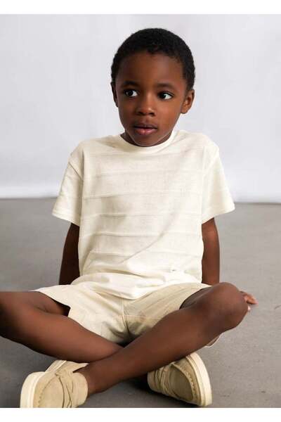 MAYORAL Μπλουζάκι για αγόρι 5-10 ετών Κρεμ