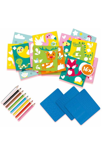 SES Creative Creative Toy Rub Art