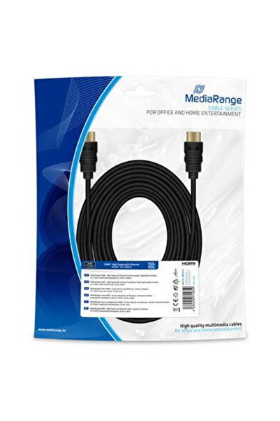 MediaRange Cablu Ethernet HDMI de mare viteză 10 m