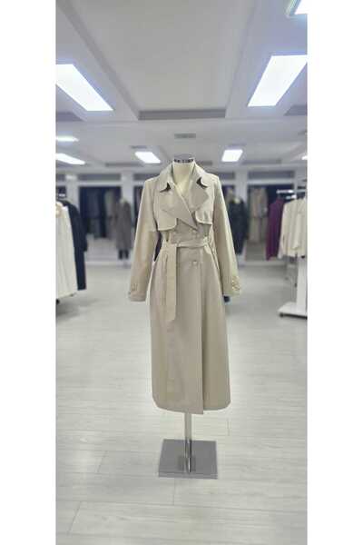 Zühre Zincir Detaylı Taş Trençkot 13560