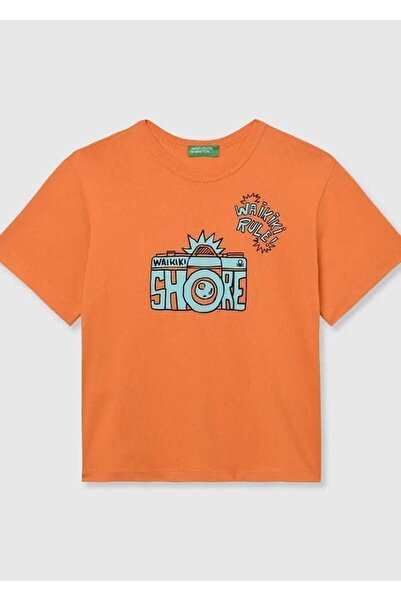 Benetton Baby Boy T-Shirt 1-6 Years Yellow