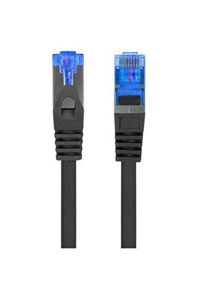 Lanberg Accesoriu Retea Patchcord Cat.6A S/FTP LSZH CCA 0.5M Black Fluke Passed