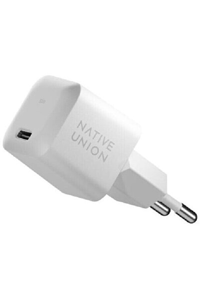 Native Union Φορτιστής τοίχου GaN USB-C, 30W, λευκό