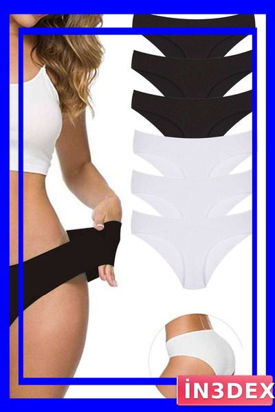 İN3DEX Seamless Laser Cut Flexible Panties 6-Pack