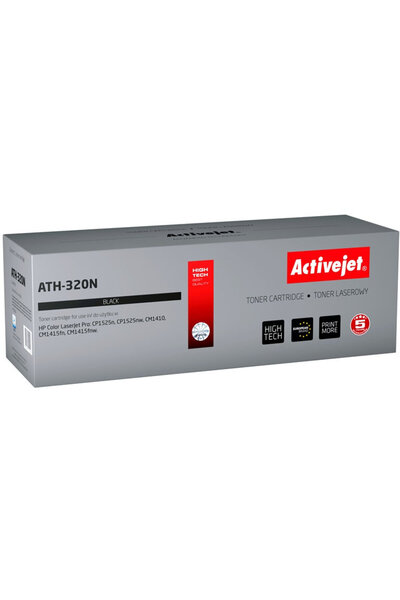 ActiveJet Cartus toner compatibil CE320A 128A Black pentru HP, Premium Active...