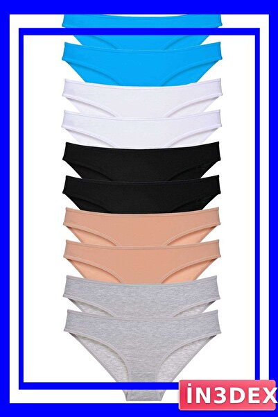 İN3DEX 10-Piece Women's Slip Set Lycra Various Color Options