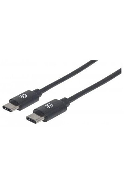 MANHATTAN USB 2.0 Type-C кабел C/C 0.5 м черен