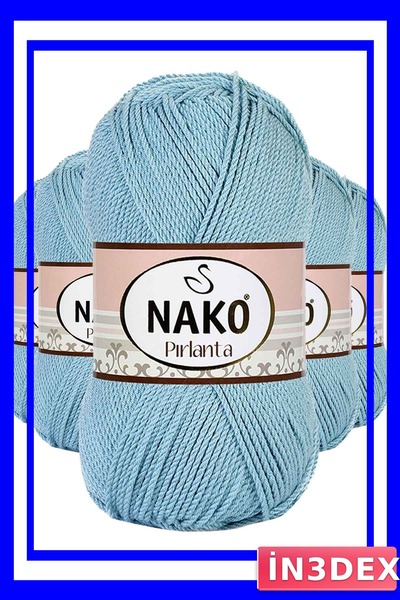 İN3DEX Amigurumi Knitting Yarn Set 5 Pieces Diamond Wool