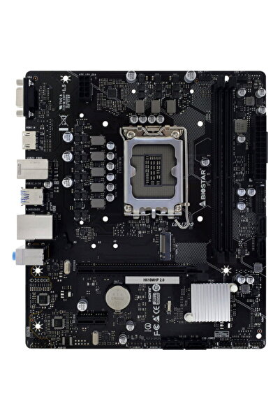 Biostar Placa de baza Biostar H610MHP 2.0 DDR4, Intel H610, LGA 1700, mATX