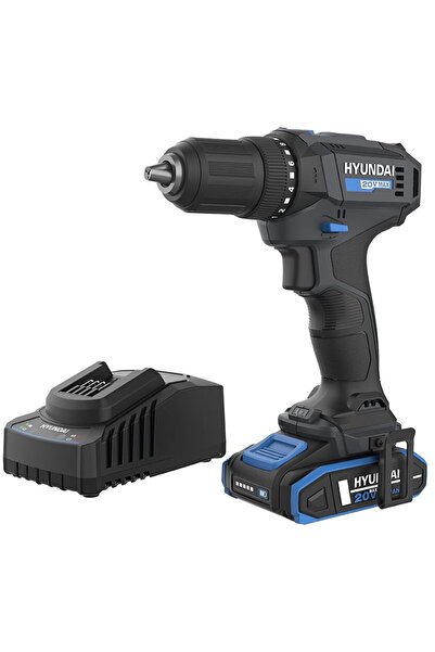 Hyundai 20V 2Ah Cordless Drill DD20S-40TT + Charger