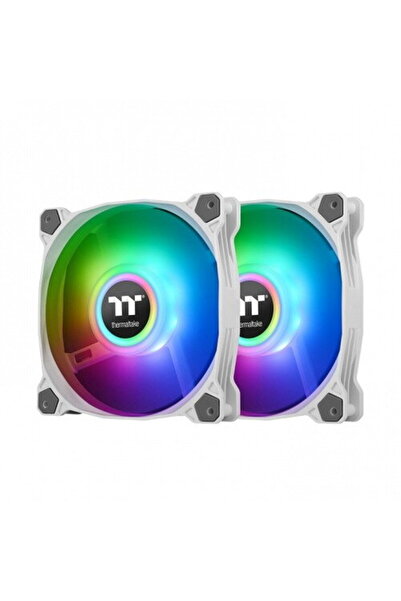 THERMALTAKE Ventilator Duo 12 ARGB Sync, pachet de 2, alb