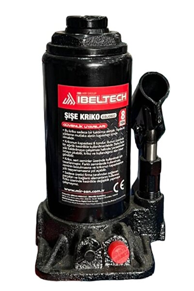 İBELTECH Profesyonel Seri Çantalı Çelik Şase 2 Ton Şişe Kriko