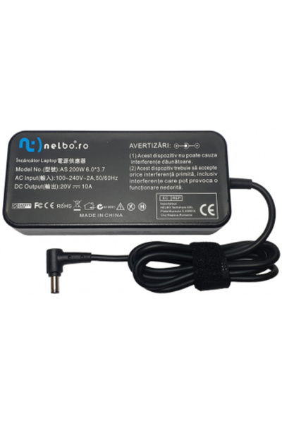 nelbo Incarcator laptop compatibil cu Asus ROG Zephyrus G14 GA401QC 200W 20V ...