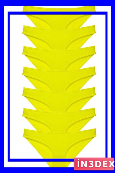 İN3DEX Lycra Women's Slip Panties Set of 7 Economical Package