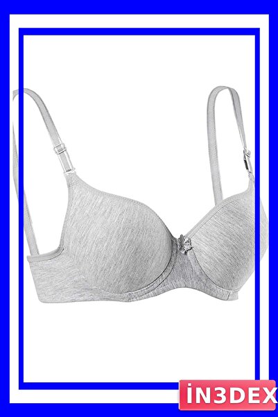 İN3DEX Gray Supportive Silicone Bra