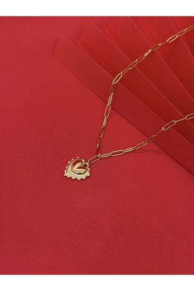 Melisa Takı & Aksesuar Heart Figure Necklace
