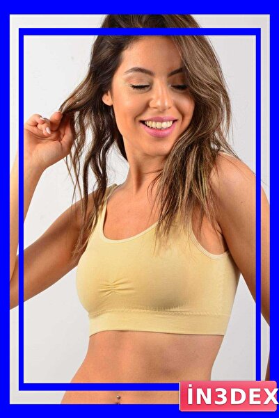 İN3DEX Sponge Supported Women's Bustier in Nude Color