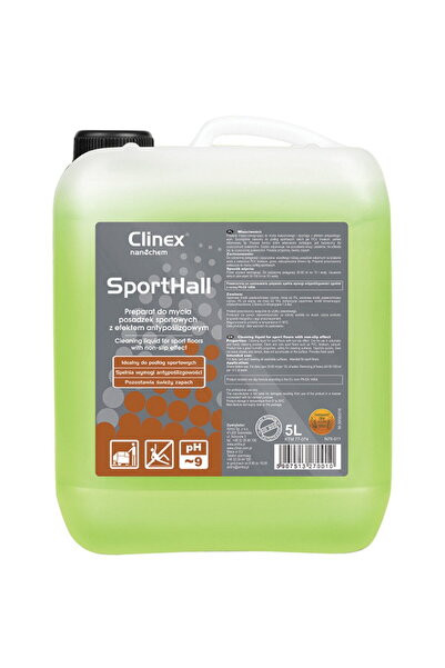 Clinex SportHall, 5 litri, detergent lichid pentru curățarea podelelor sălilo...