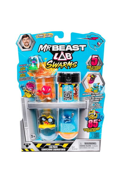 COBI Figurine Mr. Beast Lab - Laboratorul Roiului, pachet de 5
