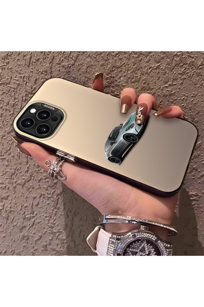 Hontinga حافظة هاتف آيفون 16 برو متوافقة مع السيليكون ذات الحواف الصلبة والمض...