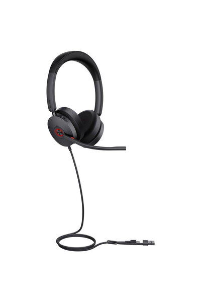 Yealink Căști cu fără sârmă UH48, stereo, negre, 1,7 m