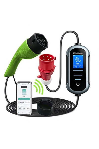 Qoltec Încărcător auto pentru vehicule electrice EV 22kW 400V WiFi TUYA 7m