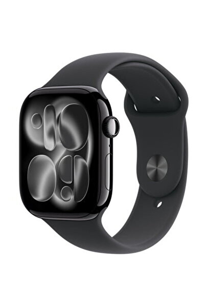 Apple Carcasă din aluminiu negru intens de 46 mm pentru ceasuri seria 11 GPS+...