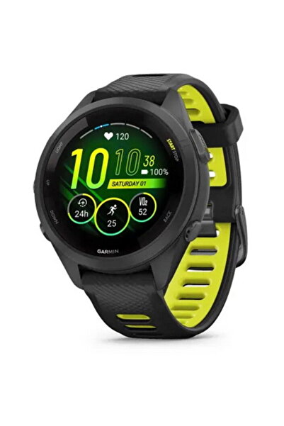 Garmin Forerunner 265 S Черно/Усилвателно жълто