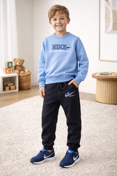 Uğur bebe Set de trening pentru copii, de primăvară, cu 2 șnururi, cu buzunar...